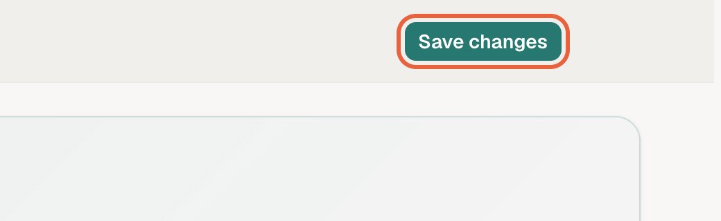 Step 4: press Save changes