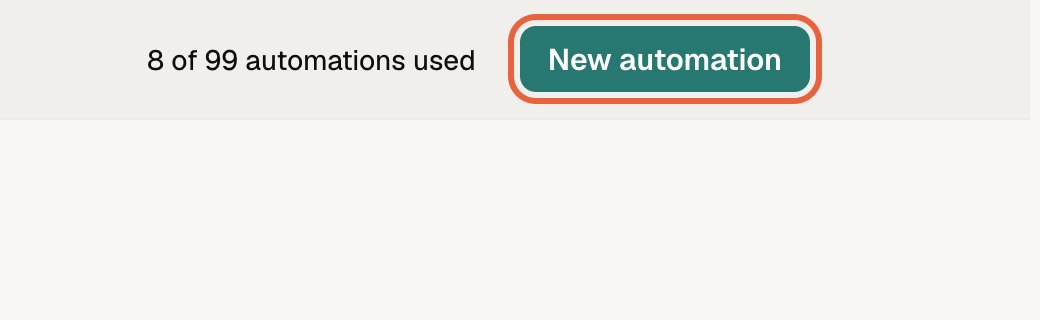 Step 1: press New automation